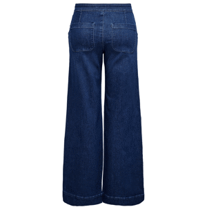 Only Madison High Waisted Button Wide Jeans